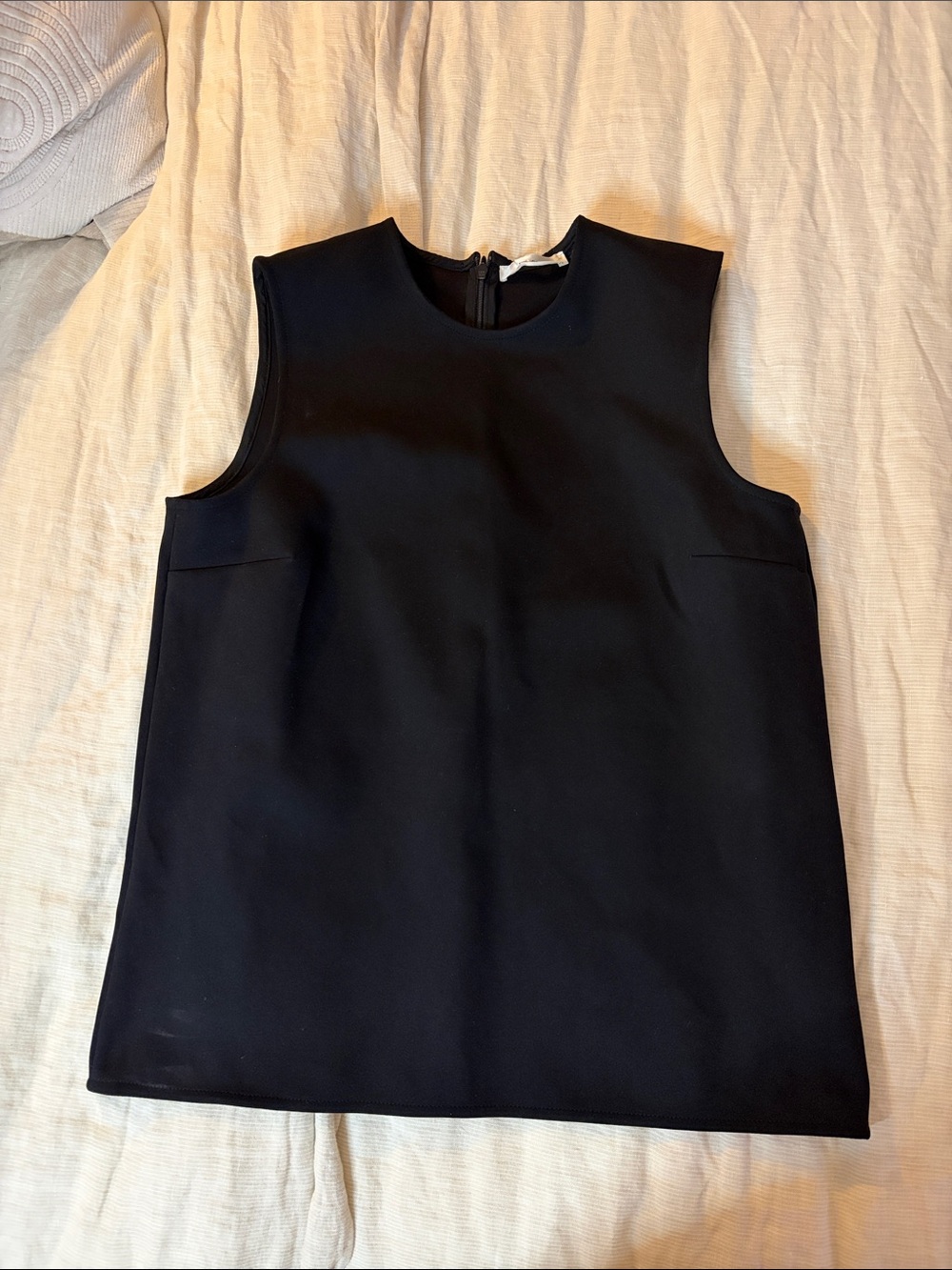The Row Black Structured Sleeveless Tank